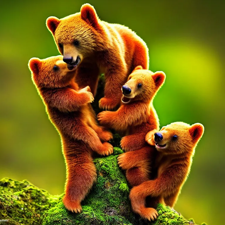 Image similar to national geographic photo of wild yummy gummy bears wildlife photograph 4 k