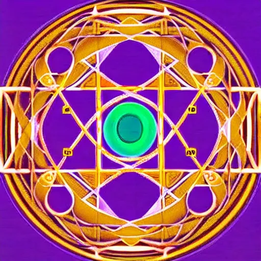 Prompt: sacred geometry instructional guide