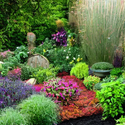 Prompt: an award-winning garden