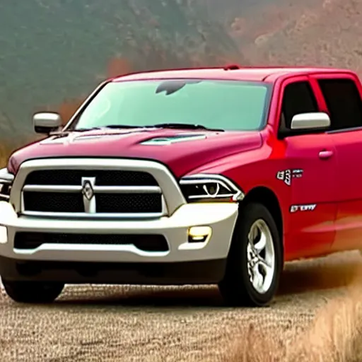 Image similar to film still of sean kingston driving a dodge ram