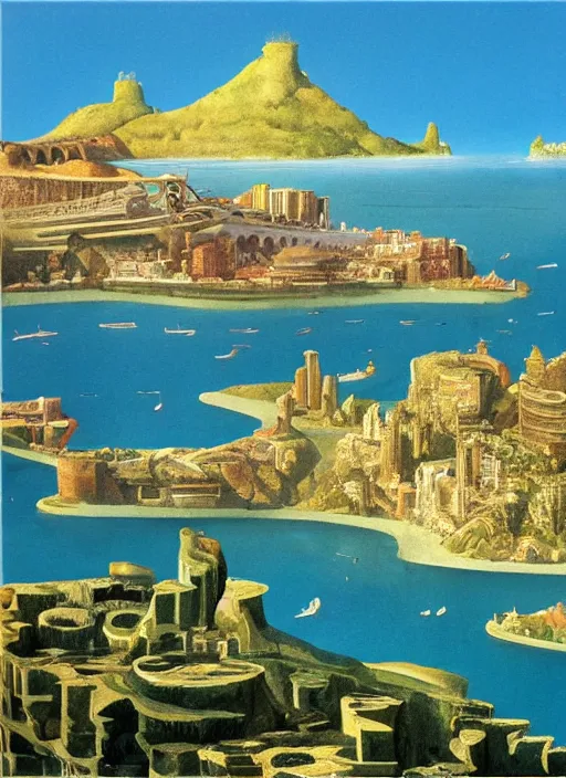 Image similar to Naples by Roger Dean