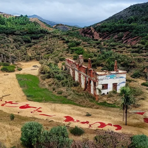 Prompt: beautiful land for the neglected damaged and abandoned by guilermo de toro, and stephen king