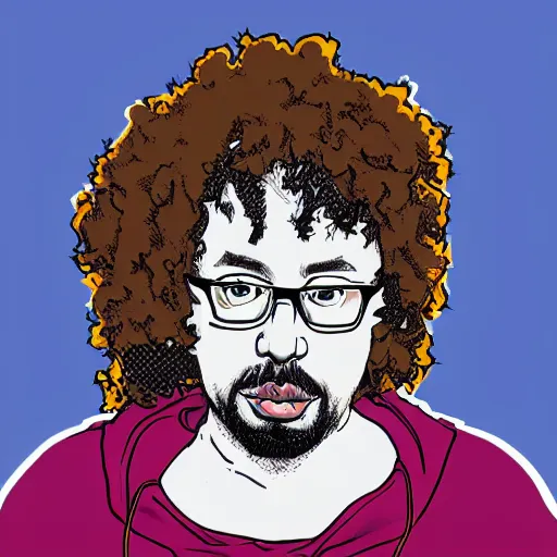 Prompt: Sam Hyde in the style of James Jean