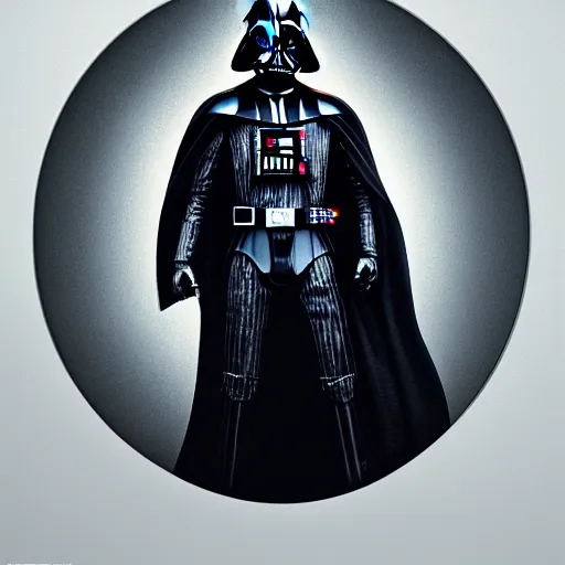 Image similar to portrait of darth vader, intricate artwork, concept art, octane render, deviantart, cinematic, key art, hyperrealism, iridescent accents, portrait photograph, nikon 3 5 mm, photograph by greg rutkowski