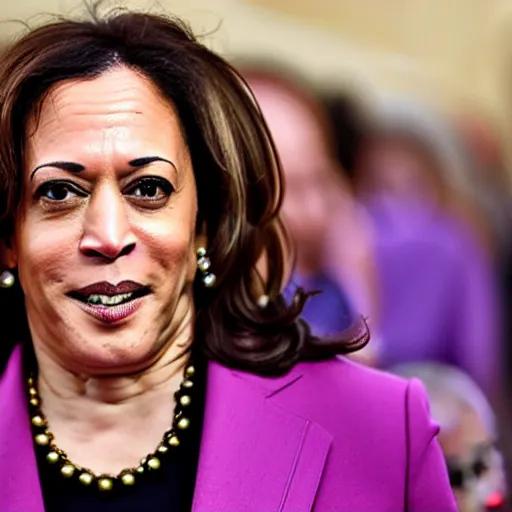 Prompt: kamala harris at the 2023 met gala