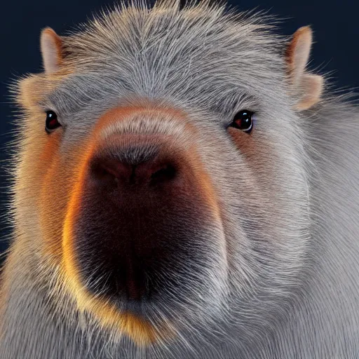 Prompt: Bernie Sanders capybara hybrid in, 4k resolution, 8k resolution, HD Quality, highly detailed, very detailed, detailed, studio quality lighting, digital art, trending on Artstation