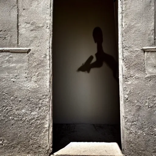 Image similar to shadow at a doorway