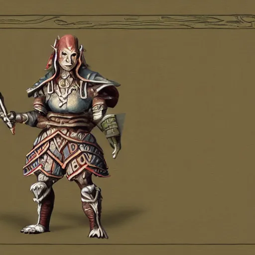 Image similar to morrowind character