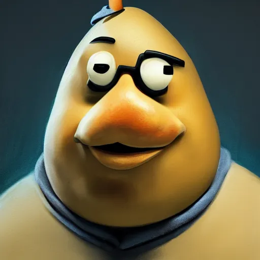 Image similar to teteaclaquestv mr potato head caricature, artgem, digital painting, color painting, hyperrealistic, concept art, oil painting, masterpiece, concept art, trending on deviantart, realistic and detailed face, highly detailed, high quality, 8 k, soft lighting, fancy colors, fantasy, cinematic, high coherence