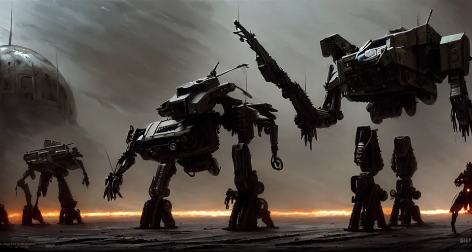 Prompt: hyper realistic sci - fi matte concept art painting of dramatic cinematic scene of humanoid zombie - flesh - battlemech, guns, missiles, explosions, beautiful details, strong composition painted by kim jung guweta studio rutkowski, james gurney and greg rutkowski, and lucasfilm, smooth, intricate, detailed, sharp focus, cinematic