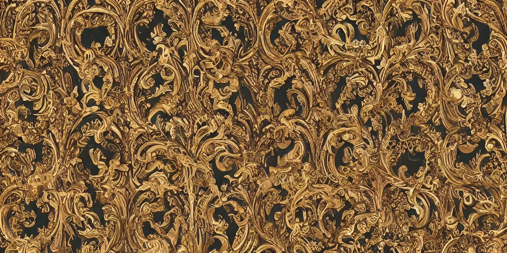 Prompt: inrticate versace baroque wallpaper:: intricate:: combined with rococo versace prints :: Decorative rococo Borders :: hyper-realistic shiny polished metallic look :: rainbow ink dropping in water::7 :: 3D, tarot card, rococo, Decorative border, baroque symmetry, barocco, rococo ornament, vibrant inkbursts, iridescent metallic surfaces, medusa, medallion, medusa head, versace border, versace logo, baroque emblem, royal design, ornate, decorative, luxury, realistic, Hyperdetailed, clear lines and shapes, unreal engine, smooth gradients, flowers and crystals, realistic elements, octane render, insanely detailed and intricate