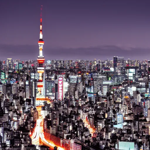 Prompt: Photo of Tokyo