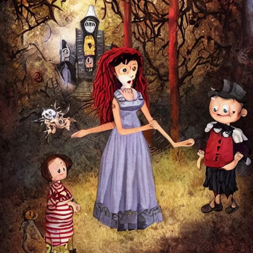 Image similar to American McGee\'s Hansel and Gretel