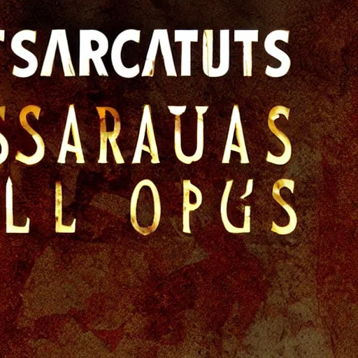 Prompt: spartacus logo