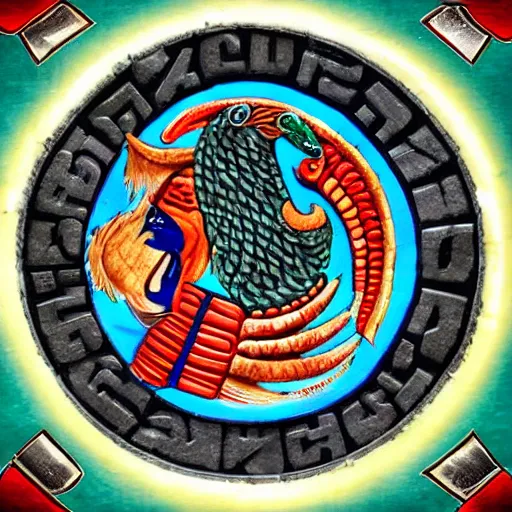 Image similar to quetzalcoatl the official feathered serpent god the nfl