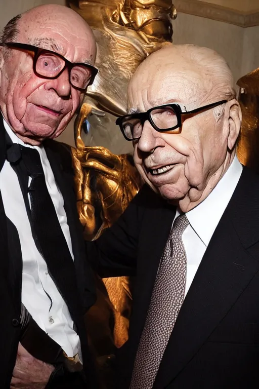 Prompt: !!! rupert murdoch!!! with!! a million eyes!!, photorealistic, cinematic lighting, highly detailed, very intricate, by guillermo del toro