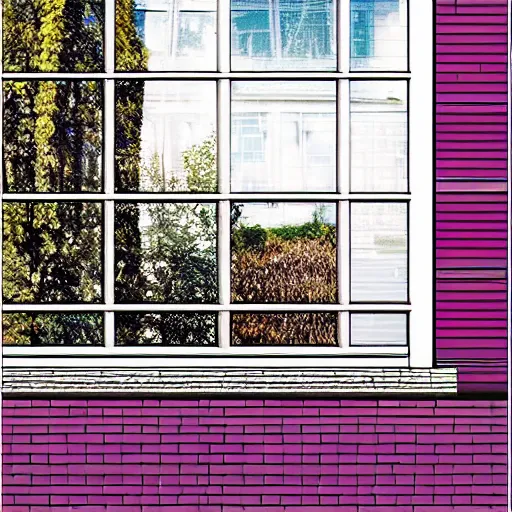 Prompt: !dream windows bliss from street view