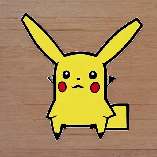 Image similar to a paper towel pikachu