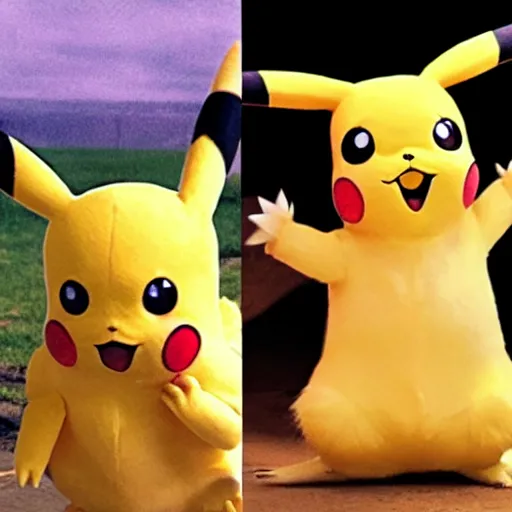 Image similar to pikachu but real