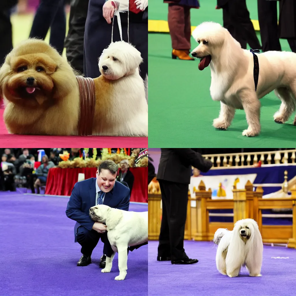 Prompt: The Westminster Dog Show.