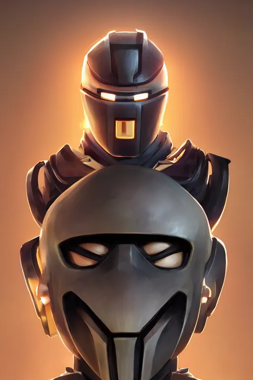 Image similar to epic mask helmet robot ninja portrait stylized as fornite style game design fanart by concept artist gervasio canda, behance hd by jesper ejsing, by rhads, makoto shinkai and lois van baarle, ilya kuvshinov, rossdraws global illumination radiating a glowing aura global illumination ray tracing hdr render in unreal engine 5