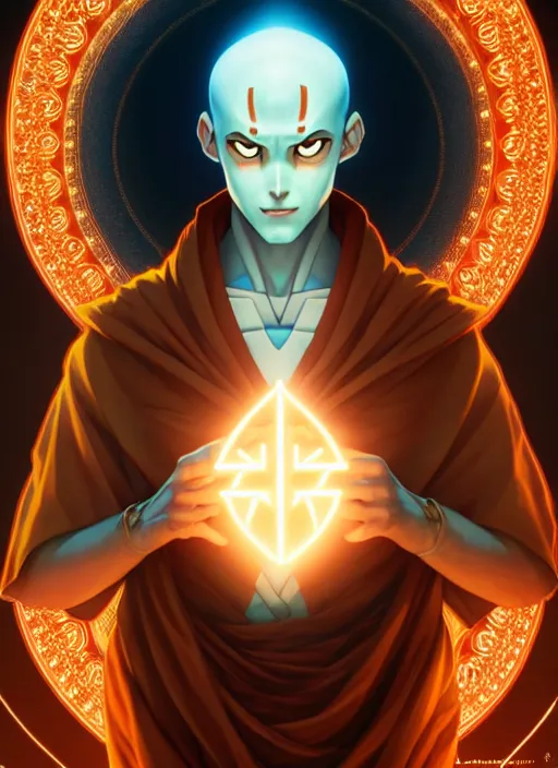 symmetry!! portrait of aang, avatar the last | Stable Diffusion | OpenArt