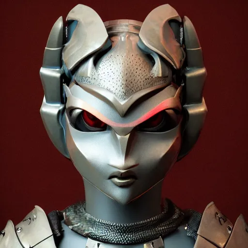 Prompt: stunning bust of a beautiful female knight, but as an anthropomorphic female dragon, well designed cute elegant female robot dragon head with slick LED eyes, well armored, sharp claws, HD octane render, fantasy, Artstation, Deviantart, Furaffinity