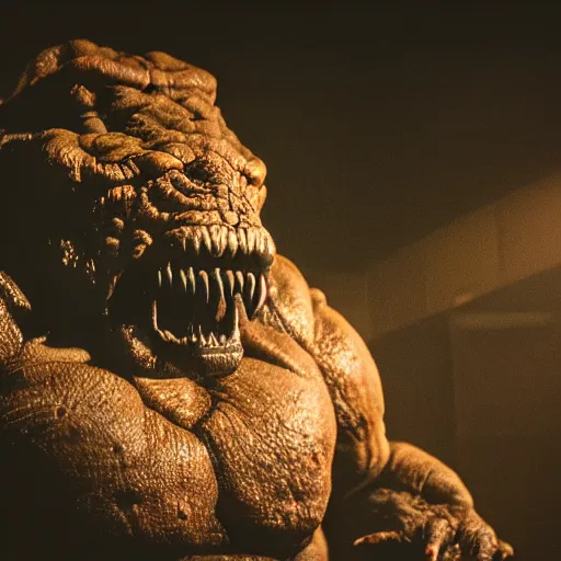 Prompt: rancor, moody lighting, shallow depth of field,