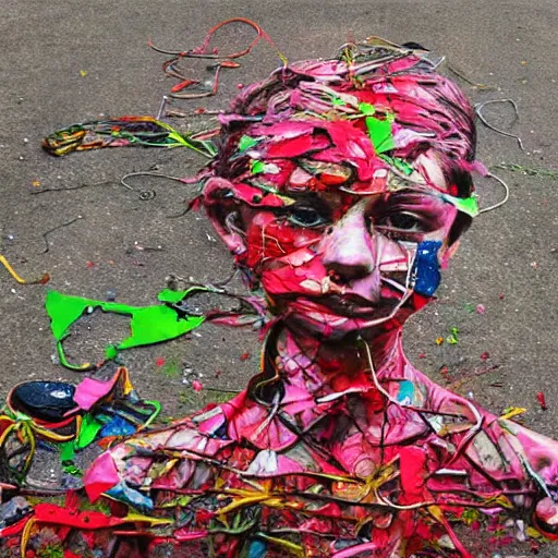 Image similar to a thread knot girl by artur bordalo