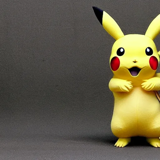 Image similar to a photo of real life pikachu