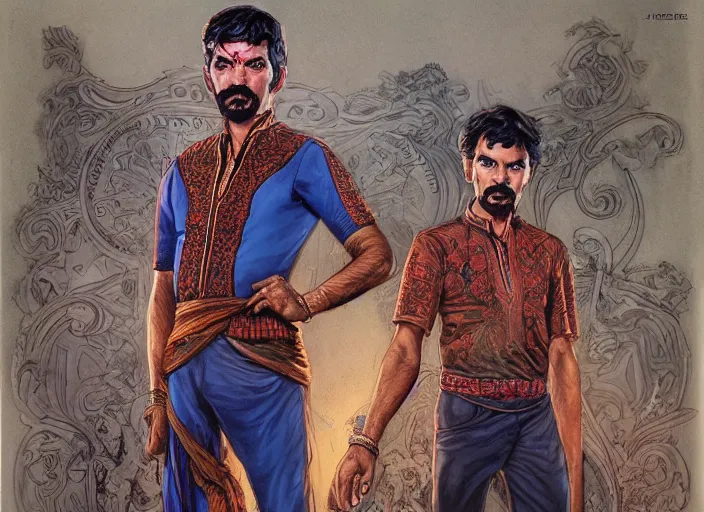 Image similar to a highly detailed india portrait of stephen strange, james gurney, james jean