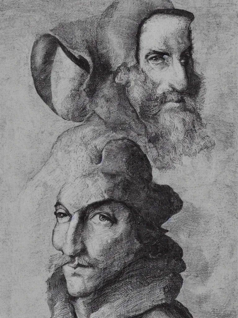 Prompt: Ferdanand Magellan , portrait by David friedric