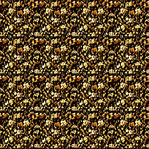 Image similar to a texture made from interlocked bees, symmetric, seamless