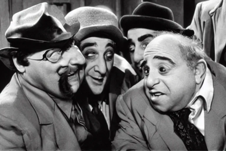 Image similar to danny devito in the marx brothers