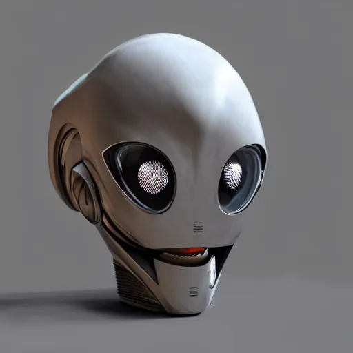 Image similar to Alien Robot Head