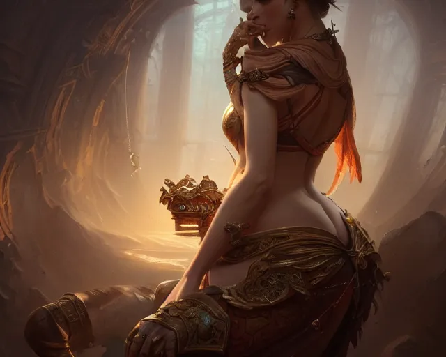 Image similar to photography of daniel jaems, deep focus, d & d, fantasy, intricate, elegant, highly detailed, digital painting, artstation, concept art, matte, sharp focus, illustration, hearthstone, art by artgerm and greg rutkowski and alphonse mucha