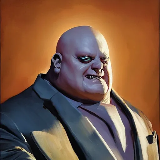 Prompt: greg manchess portrait painting of partially armored uncle fester from addams family as overwatch character, medium shot, asymmetrical, profile picture, organic painting, sunny day, matte painting, bold shapes, hard edges, street art, trending on artstation, by huang guangjian and gil elvgren and brom