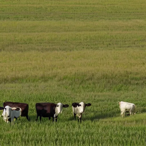 Image similar to cows in a field of corn