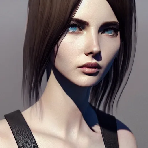 Prompt: “These 3D portraits are unbelievably incerdibly realistic. unreal engine 5. RTX. ray tracing. nvidia hairworks. portrait of beautiful girl with futuristic. very high detailed. By Charli Amani. ultra Photorealistic. realism best. trending artstation. Incredible graphics