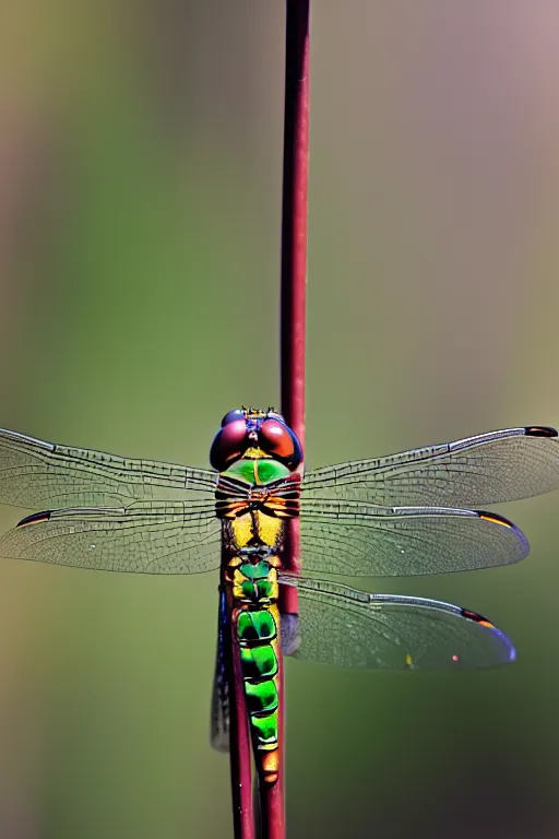 Image similar to a macro photograph of a dragonfly by adam gor, 8 k