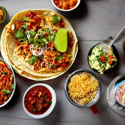 Image similar to mexican food,