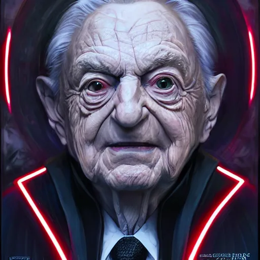 Prompt: Portrait of George Soros as Darth Sidious from star wars, made by stanly artgerm lau, wlop, rossdraws, james jean, andrei riabovitchev ,marc simonetti