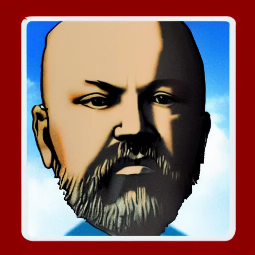 Prompt: Lenin in Undertale