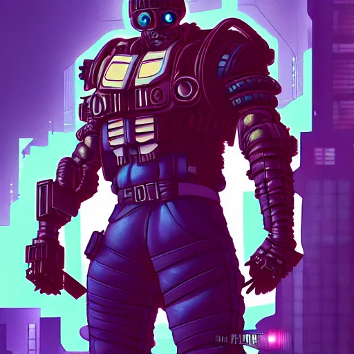 Image similar to cyberpunk anfas pepe, artstation, marvel, hyper detailed, muscles, transformers