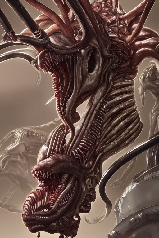 Prompt: a portrait of a Biolevel 4 Xenomorph experiment by Chris Tulloch McCabe, realistic, detailed, trending on artstation, wallpaper, wide angle, 16mm