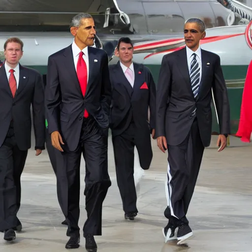 Image similar to obama in adidas