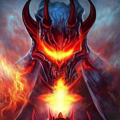 Prompt: diablo, lord of destruction