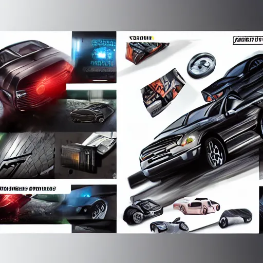 Image similar to car engine, car parts concept, card, comic page, arcane movie, ui card, Octane render