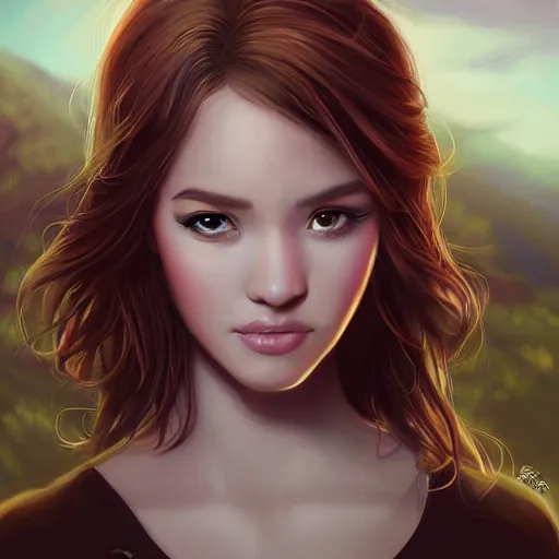 Image similar to a portrait of a character in a scenic environment by Artgerm