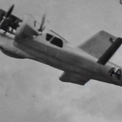 Image similar to highly detailed photograph of a plane being shot out of the sky in ww2